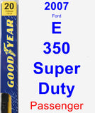 Passenger Wiper Blade for 2007 Ford E-350 Super Duty - Premium