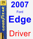 Driver Wiper Blade for 2007 Ford Edge - Premium