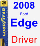 Driver Wiper Blade for 2008 Ford Edge - Premium
