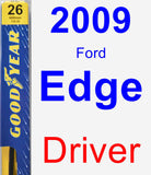 Driver Wiper Blade for 2009 Ford Edge - Premium
