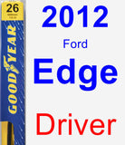 Driver Wiper Blade for 2012 Ford Edge - Premium