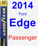 Passenger Wiper Blade for 2014 Ford Edge - Premium