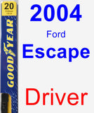 Driver Wiper Blade for 2004 Ford Escape - Premium