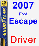 Driver Wiper Blade for 2007 Ford Escape - Premium