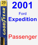 Passenger Wiper Blade for 2001 Ford Expedition - Premium