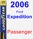 Passenger Wiper Blade for 2006 Ford Expedition - Premium