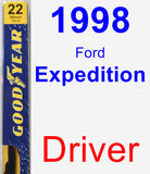 Driver Wiper Blade for 1998 Ford Expedition - Premium