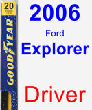 Driver Wiper Blade for 2006 Ford Explorer - Premium