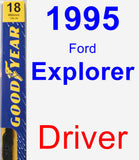 Driver Wiper Blade for 1995 Ford Explorer - Premium