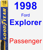 Passenger Wiper Blade for 1998 Ford Explorer - Premium