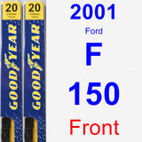 Front Wiper Blade Pack for 2001 Ford F-150 - Premium