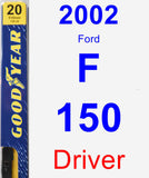 Driver Wiper Blade for 2002 Ford F-150 - Premium