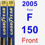 Front Wiper Blade Pack for 2005 Ford F-150 - Premium