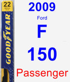 Passenger Wiper Blade for 2009 Ford F-150 - Premium