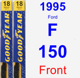 Front Wiper Blade Pack for 1995 Ford F-150 - Premium