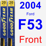 Front Wiper Blade Pack for 2004 Ford F53 - Premium