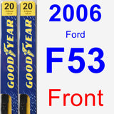 Front Wiper Blade Pack for 2006 Ford F53 - Premium