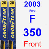 Front Wiper Blade Pack for 2003 Ford F-350 - Premium