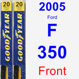 Front Wiper Blade Pack for 2005 Ford F-350 - Premium