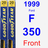 Front Wiper Blade Pack for 1999 Ford F-350 - Premium