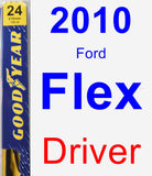 Driver Wiper Blade for 2010 Ford Flex - Premium