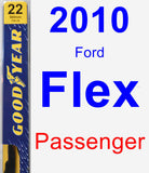 Passenger Wiper Blade for 2010 Ford Flex - Premium