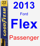 Passenger Wiper Blade for 2013 Ford Flex - Premium