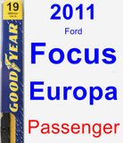 Passenger Wiper Blade for 2011 Ford Focus Europa - Premium