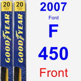 Front Wiper Blade Pack for 2007 Ford F-450 - Premium