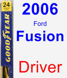 Driver Wiper Blade for 2006 Ford Fusion - Premium