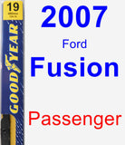 Passenger Wiper Blade for 2007 Ford Fusion - Premium