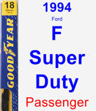 Passenger Wiper Blade for 1994 Ford F Super Duty - Premium