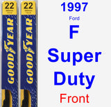 Front Wiper Blade Pack for 1997 Ford F Super Duty - Premium