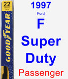 Passenger Wiper Blade for 1997 Ford F Super Duty - Premium