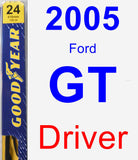 Driver Wiper Blade for 2005 Ford GT - Premium