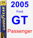 Passenger Wiper Blade for 2005 Ford GT - Premium