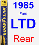 Rear Wiper Blade for 1985 Ford LTD - Premium