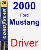 Driver Wiper Blade for 2000 Ford Mustang - Premium