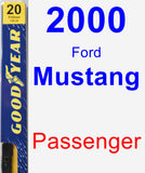 Passenger Wiper Blade for 2000 Ford Mustang - Premium