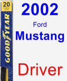 Driver Wiper Blade for 2002 Ford Mustang - Premium