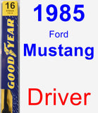 Driver Wiper Blade for 1985 Ford Mustang - Premium