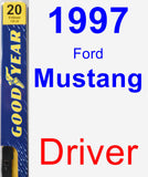 Driver Wiper Blade for 1997 Ford Mustang - Premium