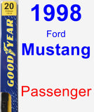 Passenger Wiper Blade for 1998 Ford Mustang - Premium
