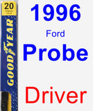 Driver Wiper Blade for 1996 Ford Probe - Premium