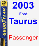Passenger Wiper Blade for 2003 Ford Taurus - Premium
