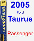 Passenger Wiper Blade for 2005 Ford Taurus - Premium