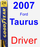 Driver Wiper Blade for 2007 Ford Taurus - Premium