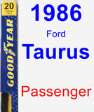 Passenger Wiper Blade for 1986 Ford Taurus - Premium