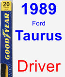 Driver Wiper Blade for 1989 Ford Taurus - Premium