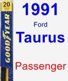 Passenger Wiper Blade for 1991 Ford Taurus - Premium